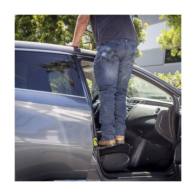 Kilimanjaro Car Door Latch Utility Step with Emergency Glass Break,
