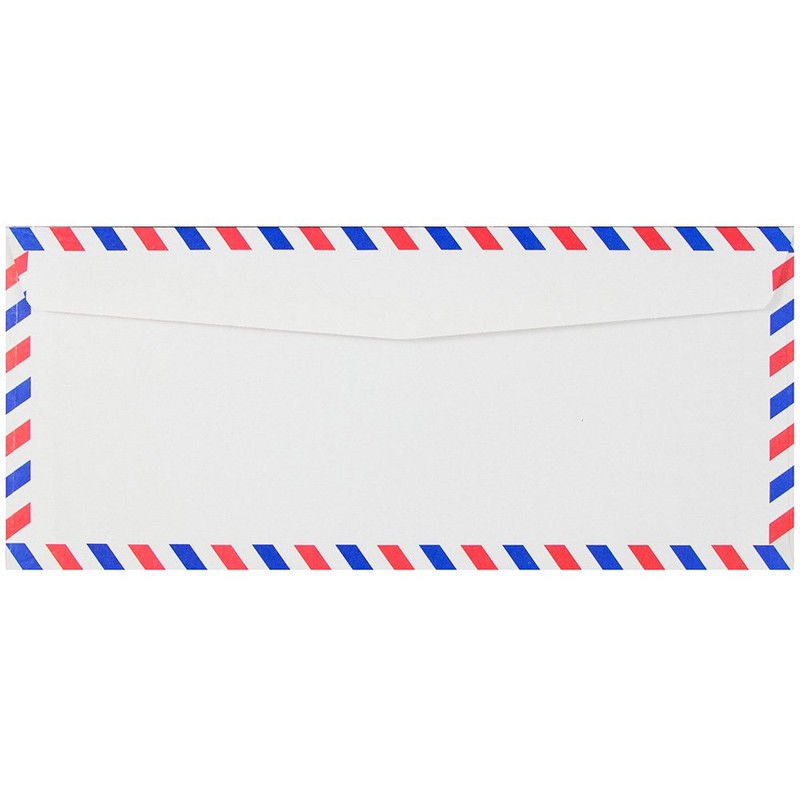 JAM PAPER #10 Airmail Envelopes - 4 1/8 x 9