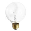 (4 Pack) G25 Incandescent Incandescent Light Bulb 2700K Soft Light,