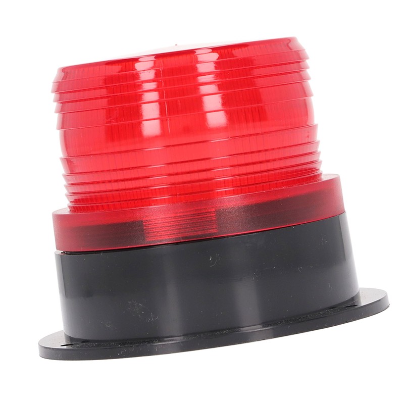 Round Red Warning Light Industrial Emergency LED Rotating Strobe Beacon