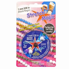 Pepperell Stretch Magic Bead Jewelry Elastic Cord String Line | Clear Pearl Black | 5M 25M 100M | 0.5mm 0.6mm 0.7mm 0.8mm 1mm Diameters