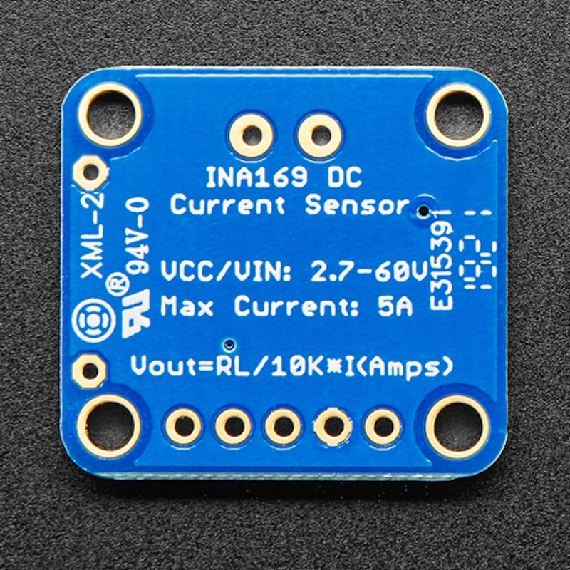 Adafruit INA169 Analog DC Current Sensor Breakout - 60V 5A