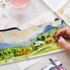 Funto Watercolor Journal, 3.5x5.5", 48 Pages Each, Cold-pressed, Inner Pocket,