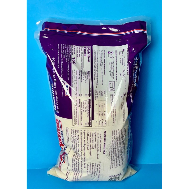 MAHATMA Jasmine Rice, 10 LB Bag of Rice, Thai, Indian,