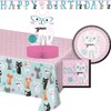 Trendware Cat Birthday Party Kit, Serves 8