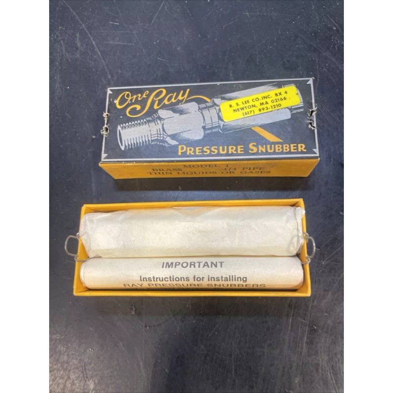 ONE RAY - Pressure Snubber - Model 1 - 1/4"