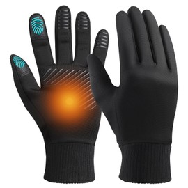 FEWTUR Winter Running Gloves for Men Women - Waterproof Hiking Gloves for Cold Weather, Touchscreen for Ladies XXS