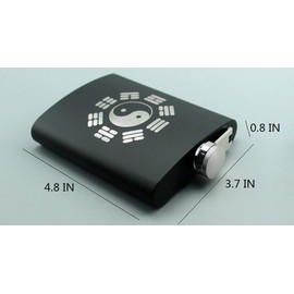 Portable Stainless Steel Hip Flask (Wolf)