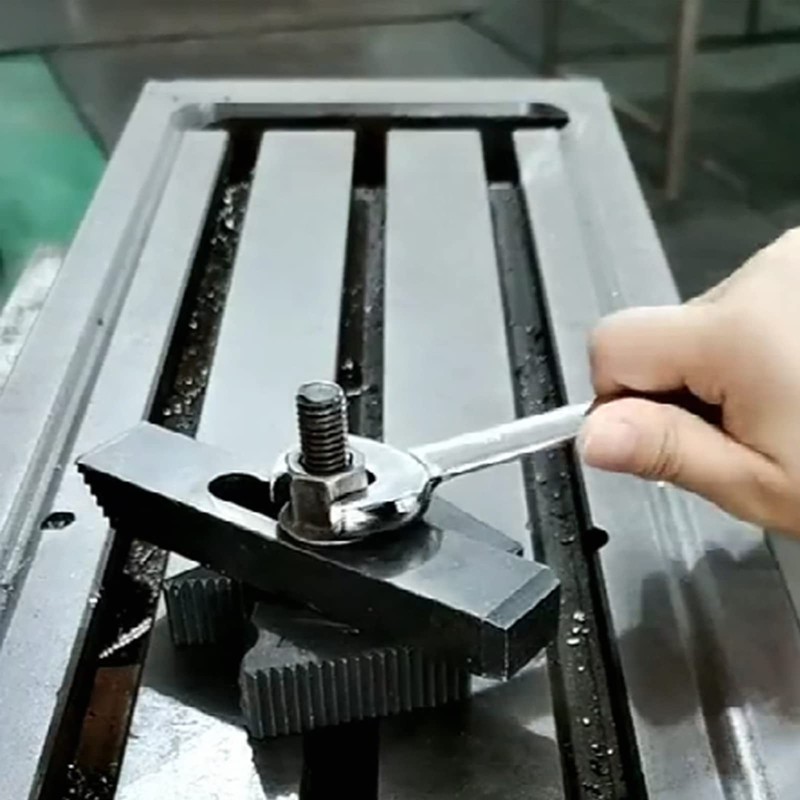 Vokenforu 17mm Ratchet Spanner, Ratcheting Combination Wrench, Hardened Chrome Vanadium