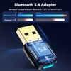 Bluetooth Adapter PC, USB Bluetooth 5.4 Adapter, Bluetooth Dongle Plug