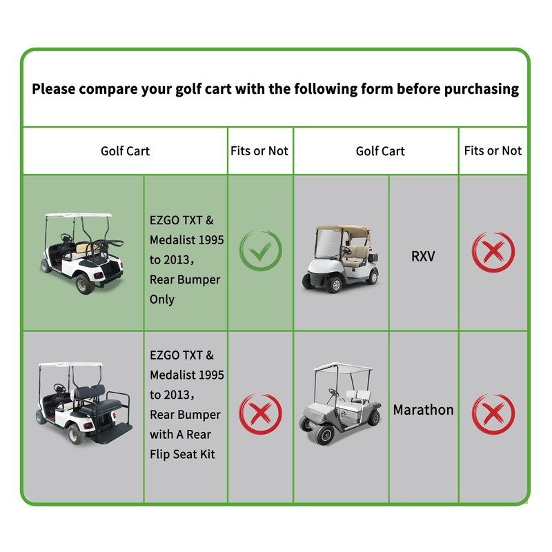 10L0L Golf Cart Trailer Hitch and Receiver for EZGO TXT