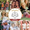 Alittlecare Granddaughter Necklace from Grandma - Infinite Heart Necklace Filled