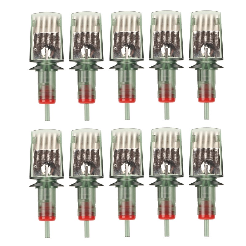 10pcs Curved Shading Needles Disposable Ultra Thin Curved RM Stainless