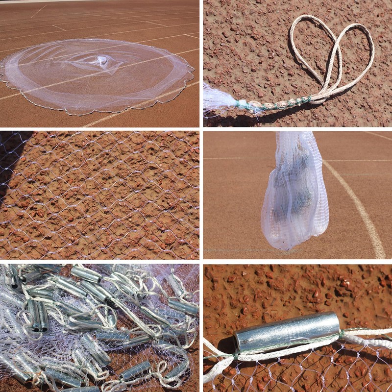 Lawaia Fishing Cast Net Casting Traditional Throw Nets Easy to