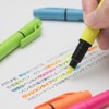 Pentel SLW8-GP Highlighter Twin Checker Two Colours - Yellow/Pink, Pack