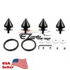Black-Spike Spiked Quick Release Fasteners for Car Bumpers Trunk Fender