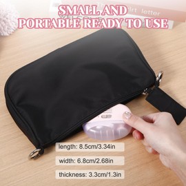 Keggaen 3 in 1 Electric Nail Clippers for Adults, Automatic Nail Grinder for Women Electric Nail Trimmer with Nail File Nail Buffer, Electric Toenail Clippers for Seniors Adults Baby with Light (Pink)