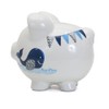 Child to Cherish Ceramic Piggy Bank for Boys, Blue Double