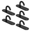5pcs Ceiling Hook Pad Thickened Black Stainless Steel Baking Painting