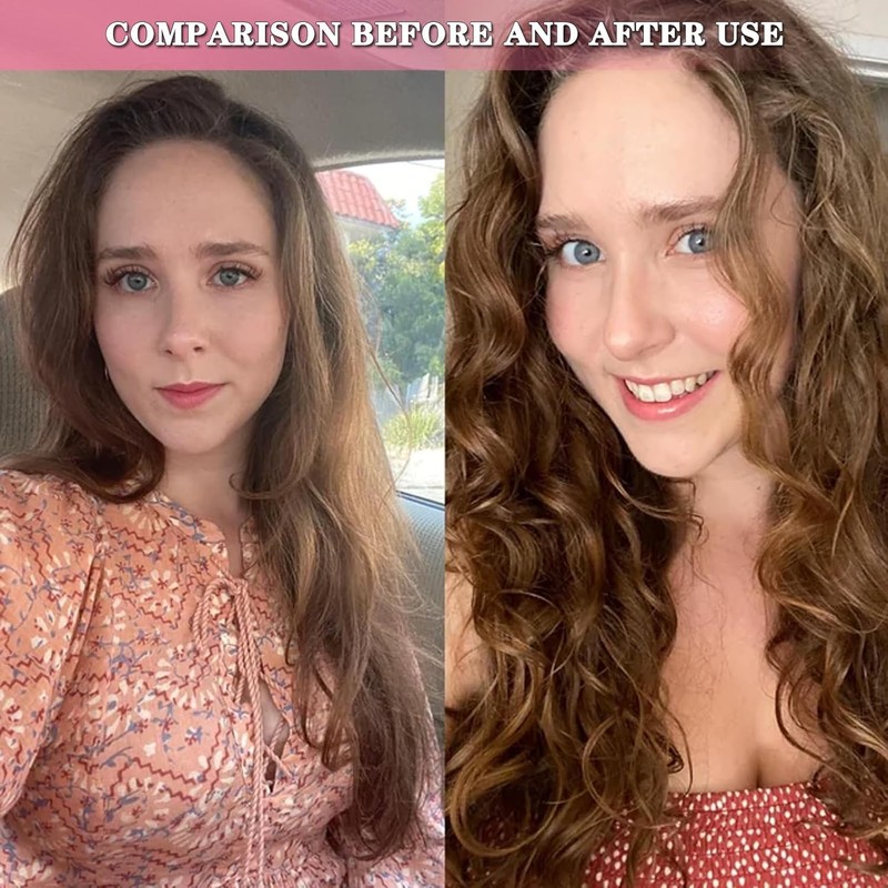 50PCS Magic Silicone Hair Rollers Includes 25 Large & 25