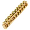 10pcs Electrical Distribution Wire Screw Terminal Brass Ground Neutral Bar