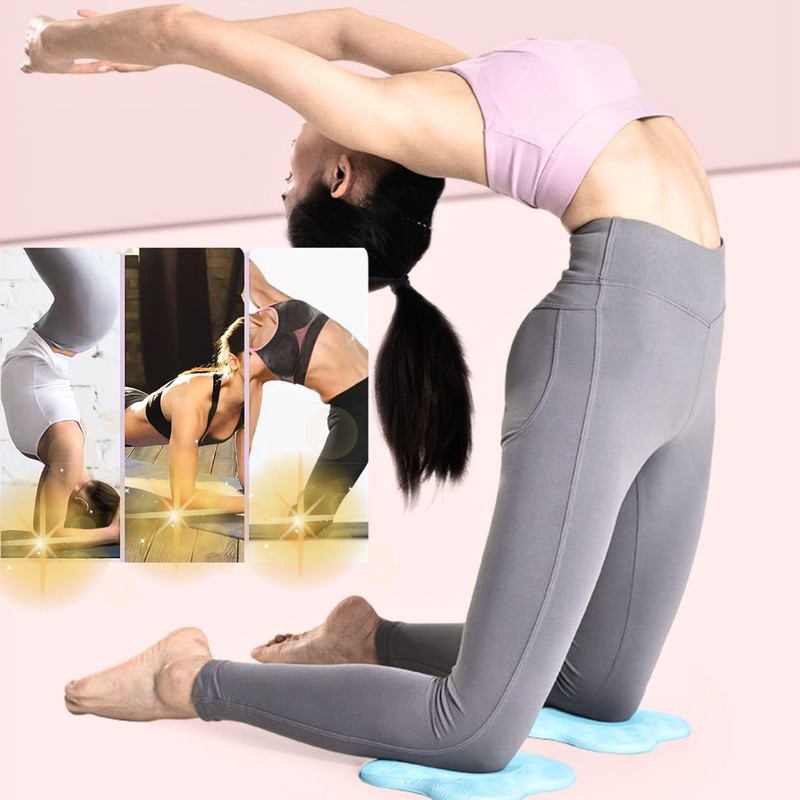 Yoga Mat, Set of 2, Knee Mat, Thick, Cushioning Mat,