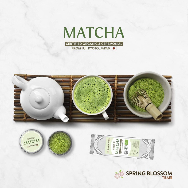 80g (40g Tin & 40g Refill) ORGANIC Matcha Green Tea