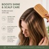Moo & Yoo Bamboo Paddle Hair Brush | Gentle Detangling