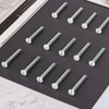 AIEX Long 6-32 Thread White Wall Plate Screws Outlet Cover