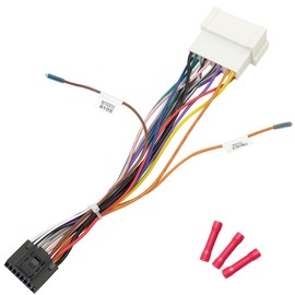 Jayubien Radio Wiring Harness Adapter Compatible with Hyundai Elantra Sonata Accent Tucson Kia,16Pin Android Car Stereo Wire Harness Butt Connector