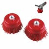 4 Inch Nylon Cup Brush for Angle Grinder, Abrasive Filament
