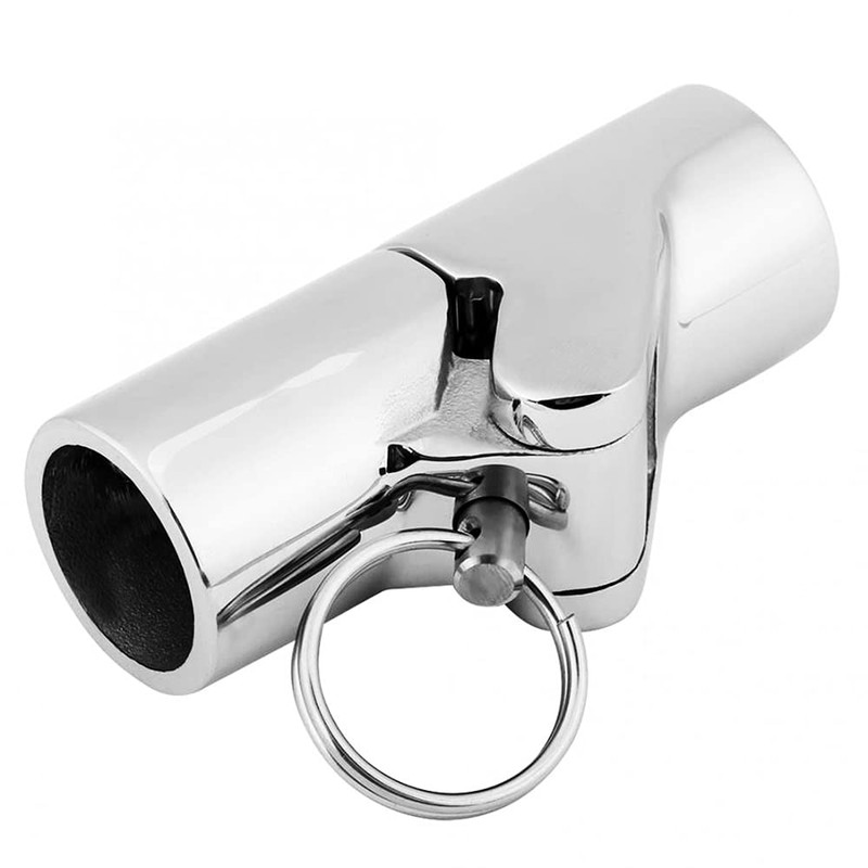RedSnake Stainless Steel Marine Grade Boat Railing Pipe Connector Folding