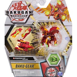 Bakugan Ultra, Pegatrix with Transforming Baku-Gear, Armored Alliance 3-inch Tall Collectible Action Figure