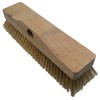 Brass and wood replacement brush 30 x 7 cm with