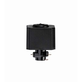 Black 240V Single Circuit Track Pendant Adaptor Accessory Track Lighting