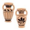 Baker Ross FE451 Terracotta Urns - Pack of 2, Paintable