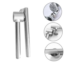 FUNOMOCYA Portable Garlic Press Tool for Effortless Mincing and Crushing Easy to Clean Kitchen Gadget for Home Cooking