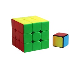 1x1 Speed Cube - 1" 1x1x1 Magic Cube Twisty Puzzle Toys for Kids and Adult