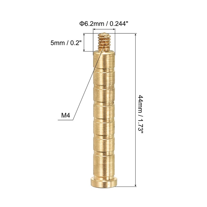 PATIKIL 150 Grain Archery Arrow Insert 0.244 Inch, 6 Pack
