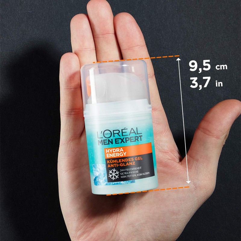 L'Oreal Men Expert Hydra Energy Cooling Moisturising Gel Anti-Shine 50ml