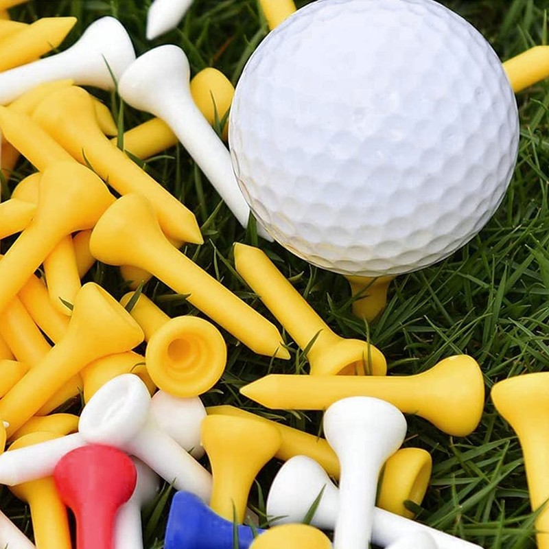 Zivisk Small Golf Tees Plastic 35mm 100 Count Mixed Color