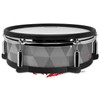 Skin Wrap Compatible with Roland PD-128 Drum Triangle Mosaic Gray