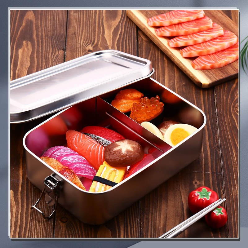 Umigy Stainless Steel Bento Box Metal Lunch Box Food Storage
