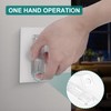 CLYMENE 4 Pack Light Switch Cover Guard, Child Proof Wall