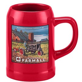 Cornell McCormick Deering Farmall F-20 20oz Mug Red with Tractor