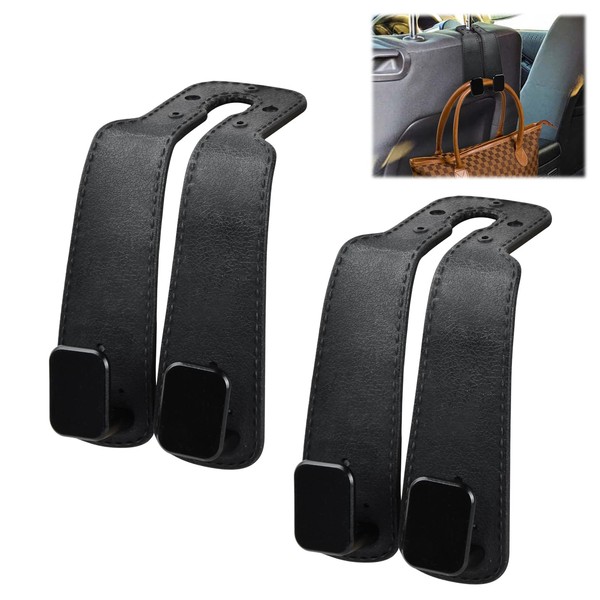 Naseom Pack of 2 Car Storage Hooks, Car Clothes Hangers,