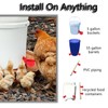 Pack of 16 Automatic Chicken Drinkers with Drill,Chicken Water Dispenser,Water