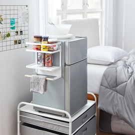 Suprima® Magnetic Fridge Organizer Shelves - White