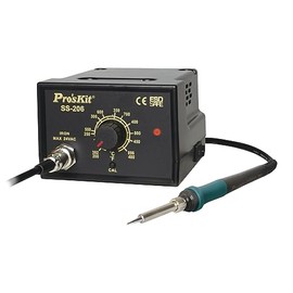 SS-206H Soldering Station - 60W Electric Iron, Adjustable Temperature 200-480C, 220V Welding Rework Tool for Precision Repairs