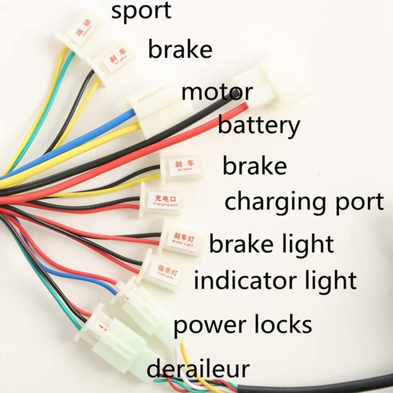 RUANI Accessories Motor Brushed Controller & Throttle Twist 48V 1000W